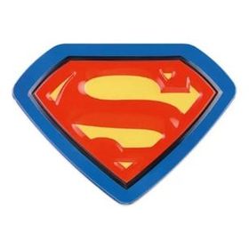 Lego 212504-2 Super Heroes Superman Metal Box Logo Shaped Box Version