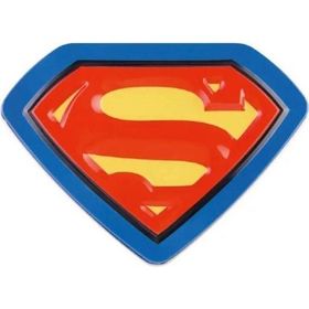 Lego 212504-2 Super Heroes Superman Metal Box Logo Shaped Box Version