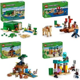 Lego 21254 + 21259 + 21269 + 21267 Minecraft Seti 168