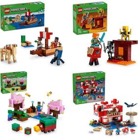 Lego 21259 + 21266 + 21260 + 21270 Minecraft Seti 250
