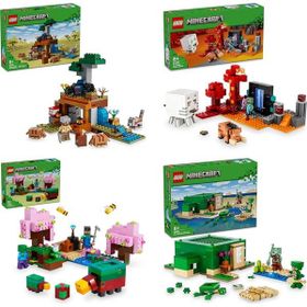Lego 21269 + 21255 + 21260 + 21254 Minecraft Seti 254