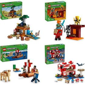 Lego 21269 + 21266 + 21259 + 21270 Minecraft Seti 206