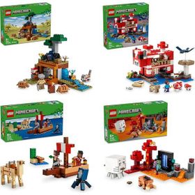 Lego 21269 + 21270 + 21259 + 21255 Minecraft Seti 180