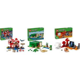 Lego 21270 + 21254 + 21255 Minecraft Seti 120