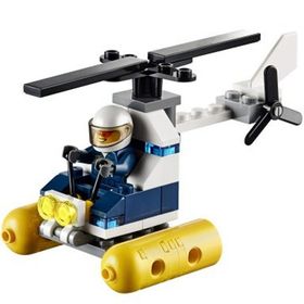 Lego 30311 City Swamp Police Helicopter Polybag 46 Parça