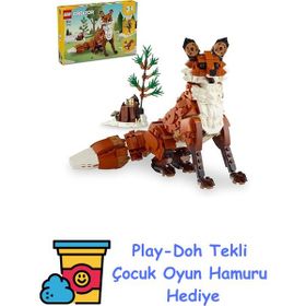 Lego 31154 Creator 3'ü 1 Arada Orman Hayvanları Kızıl Tilki Oyuncak