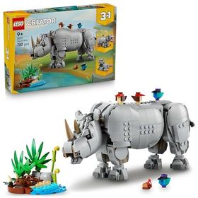 Lego 31171 Creator 3'ü 1 Arada Muhteşem Gergedan ile Kuşlar