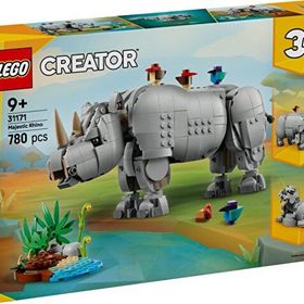 Lego 31171 Creator 3'ü 1 Arada Muhteşem Gergedan ile Kuşlar