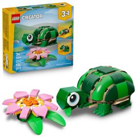 Lego 31377 Creator 3'ü 1 Arada Kaplumbağa ile Nilüfer Çiçeği 7+ Yaş 124 Parça
