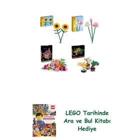 Lego 40524 + 40647 + 10342 + 10373 Botanicals Seti 240