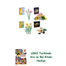 Lego 40647 + 10347 + 40747 + 10373 Botanicals Seti
