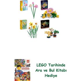 Lego 40647 + 10347 + 40747 + 10373 Botanicals Seti