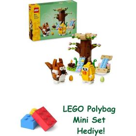 Lego 40709 Iconic İlkbahar Hayvan Parkı