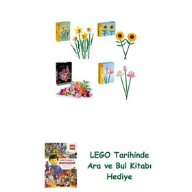 Lego 40747 + 40524 + 10342 + 40647 Botanicals Seti 300