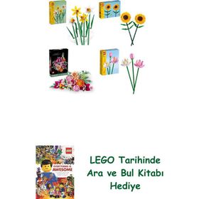 Lego 40747 + 40524 + 10342 + 40647 Botanicals Seti 300