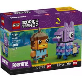 Lego 40881 Brickheadz Fortnite Mühimmat Laması Japon Balığı Figürleri
