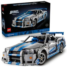 Lego 42210 Technic Daha Hızlı Daha Öfkeli Nissan Skyline GT-R R34 Araba