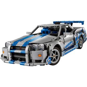 Lego 42210 Technic Daha Hızlı Daha Öfkeli Nissan Skyline GT-R R34 Araba