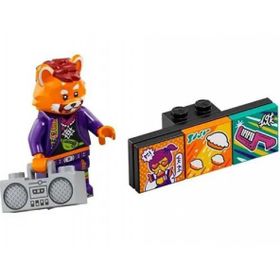 Lego 43101 Vidiyo Bandmates Seri 1 Minifigür 7. Red Panda Dancer