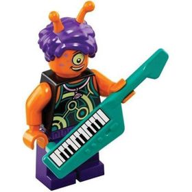 Lego 43101 Vidiyo Bandmates Seri 1 Minifigür 9. Alien Keytarist
