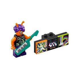 Lego 43101 Vidiyo Bandmates Seri 1 Minifigür 9. Alien Keytarist