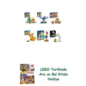 Lego 43260 + 43249 + 43258 + 43243 + 43272 + 21357 Disney Seti 455