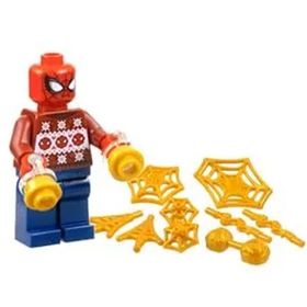 Lego 5702017413365 Spider Man In Holiday Sweater With Web Shooters Web Effects