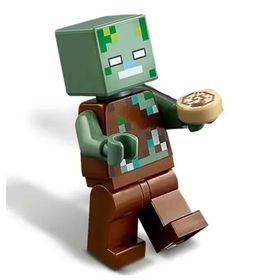 Lego 5702017433953 Minecraft Drowned Zombie Orijinal Minifigür