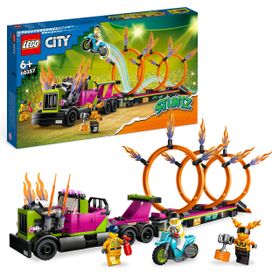 Lego 60357 City Gösteri Kamyonu ve Ateş Çemberi Yarışması