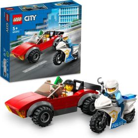Lego 60392 City Polis Motosikleti Araba Takibi