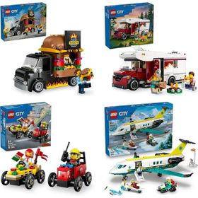 Lego 60404 + 60454 + 60458 + 60465 City Seti 491