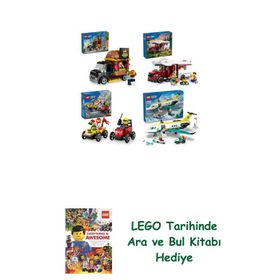 Lego 60404 + 60454 + 60458 + 60465 City Seti 491