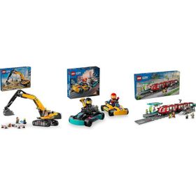 Lego 60407 + 60423 + 60464 City Seti 390