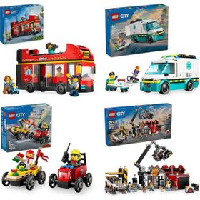 Lego 60407 + 60451 + 60458 + 60472 City Seti 536