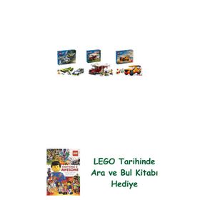 Lego 60415 + 60454 + 60453 City Seti 370