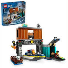 Lego 60417 311 Parça City Polis Sürat Teknesi ve Hırsızların Gizlenme Yeri