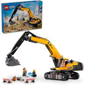 Lego 60420 633 Parça Sarı İnşaat Ekskavatörü