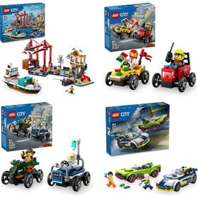 Lego 60422 + 60458 + 60459 + 60415 City Seti 501