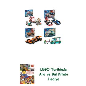 Lego 60422 + 60464 + 60442 + 60451 City Seti 428