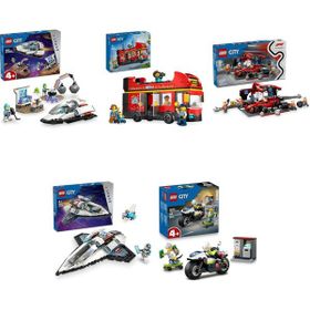 Lego 60429 + 60407 + 60443 + 60430 + 60455 City Seti 640