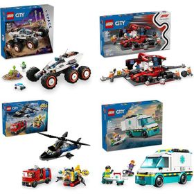 Lego 60431 + 60443 + 60462 + 60451 City Seti 570