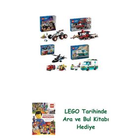 Lego 60431 + 60443 + 60462 + 60451 City Seti 570