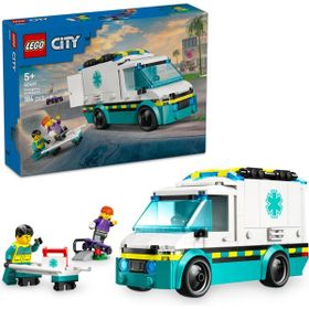Lego 60451 City 184 Parça Acil Yardım Ambulansı