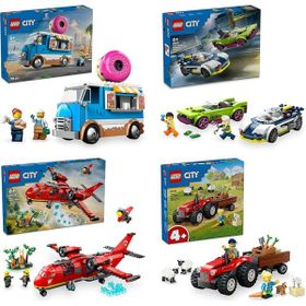 Lego 60452 + 60415 + 60413 + 60461 City Seti 560