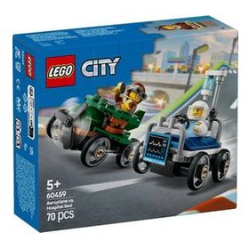Lego 60459 City Uçak Hastane Yatağına Karşı Yarış Arabası