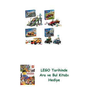 Lego 60460 + 60461 + 60453 + 60459 City Seti 595