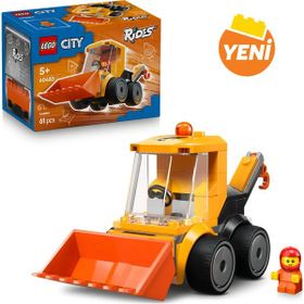 Lego 60483 City Araçlar İnşaat Yükleyicisi 61 Parça Yapım Seti