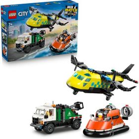 Lego 60505 Uçak Servis Kamyonu ve Hoverkraft Karışımı 990 Parça Yapım Seti