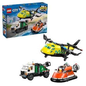 Lego 60505 Uçak Servis Kamyonu ve Hoverkraft Karışımı 990 Parça Yapım Seti