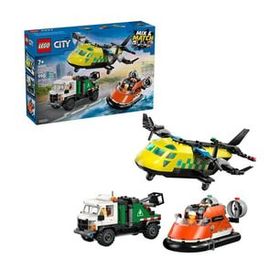 Lego 60505 Uçak Servis Kamyonu ve Hoverkraft Karışımı 990 Parça Yapım Seti